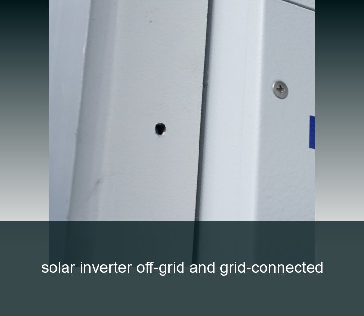 solar inverter off-grid and grid-connected