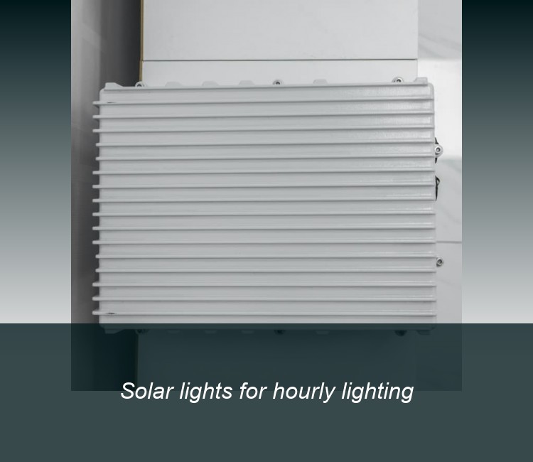 Solar lights for hourly lighting