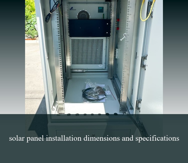 solar panel installation dimensions and specifications