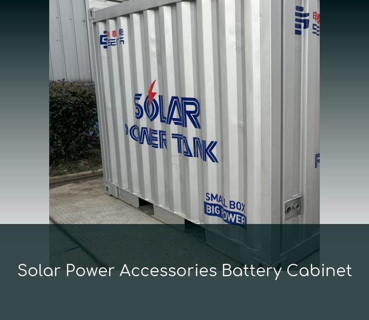 Solar Power Accessories Battery Cabinet