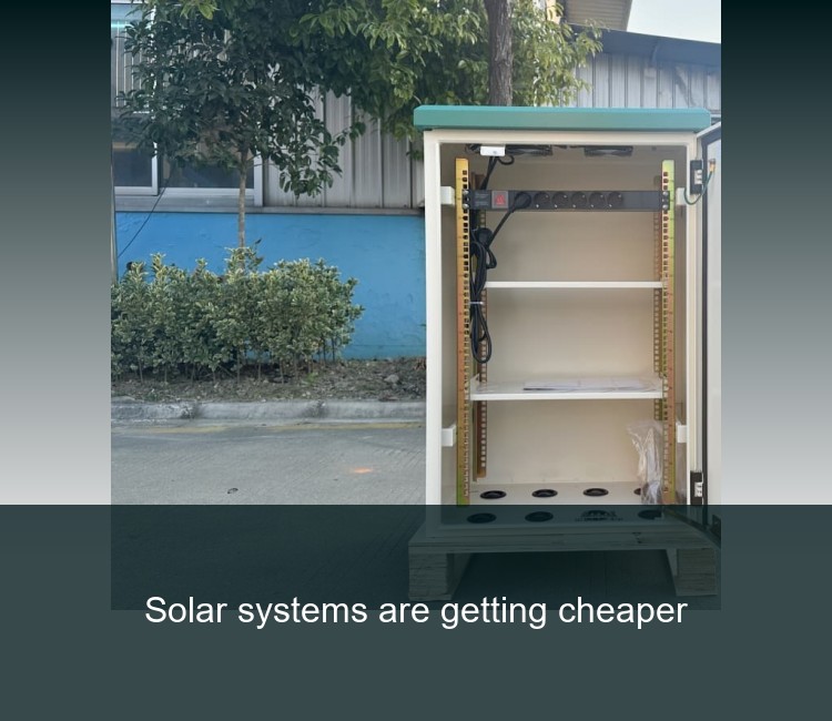 Solar systems are getting cheaper
