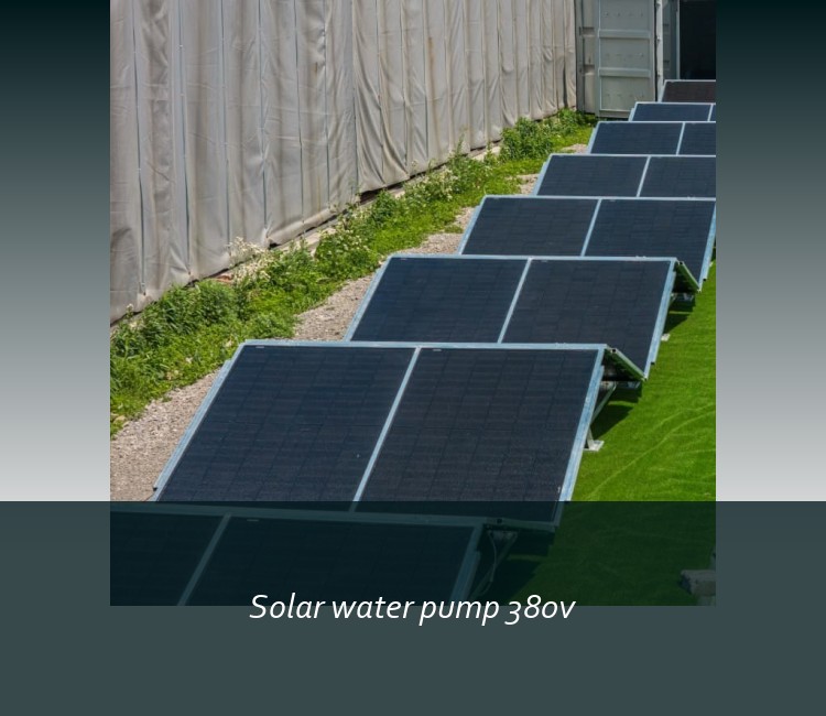 Solar water pump 380v
