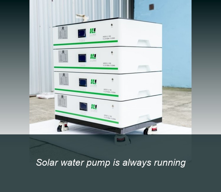 Solar water pump is always running