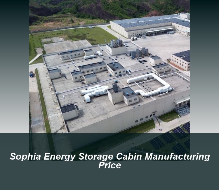 Sophia Energy Storage Cabin Manufacturing Price