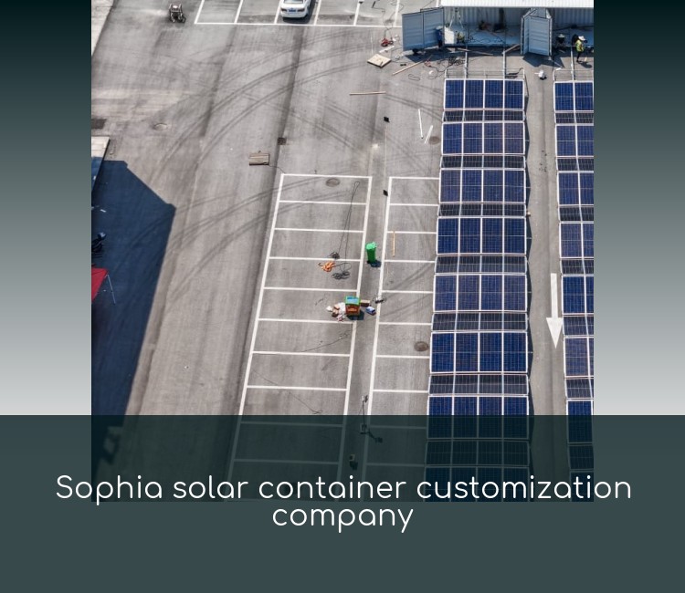 Sophia solar container customization company