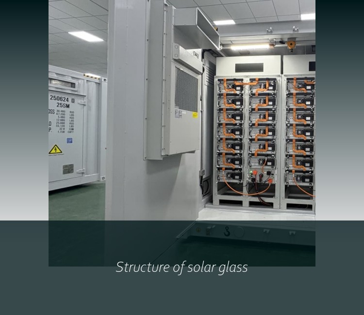 Structure of solar glass