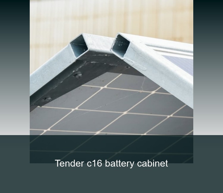 Tender c16 battery cabinet