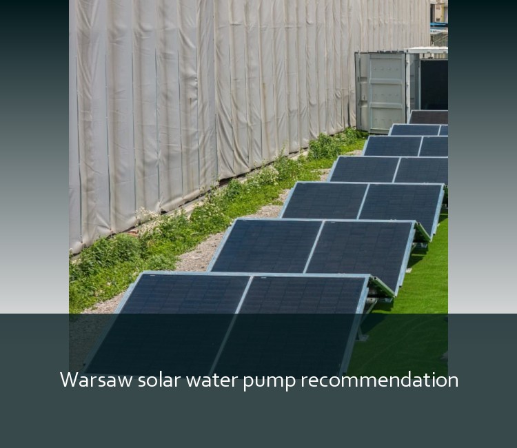 Warsaw solar water pump recommendation