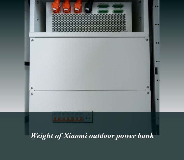Weight of Xiaomi outdoor power bank