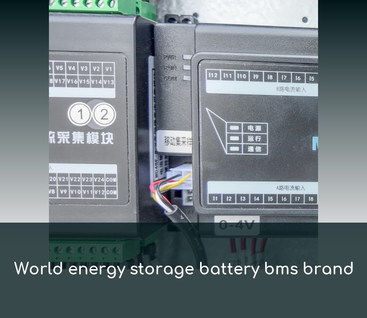 World energy storage battery bms brand