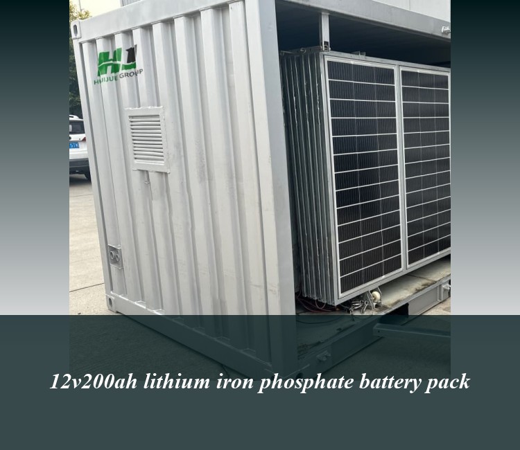 12v200ah lithium iron phosphate battery pack
