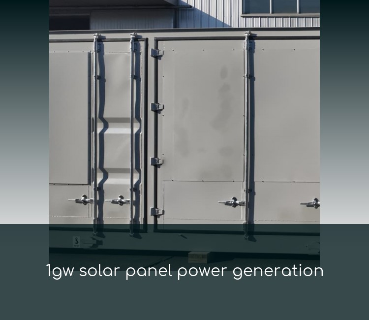 1gw solar panel power generation