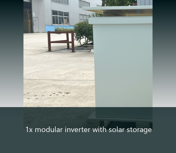 1x modular inverter with solar storage
