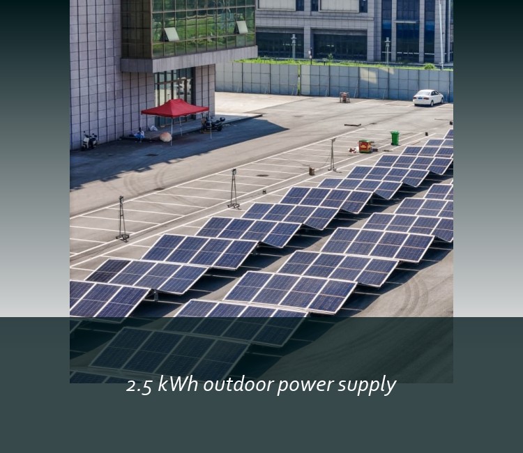 2.5 kWh outdoor power supply