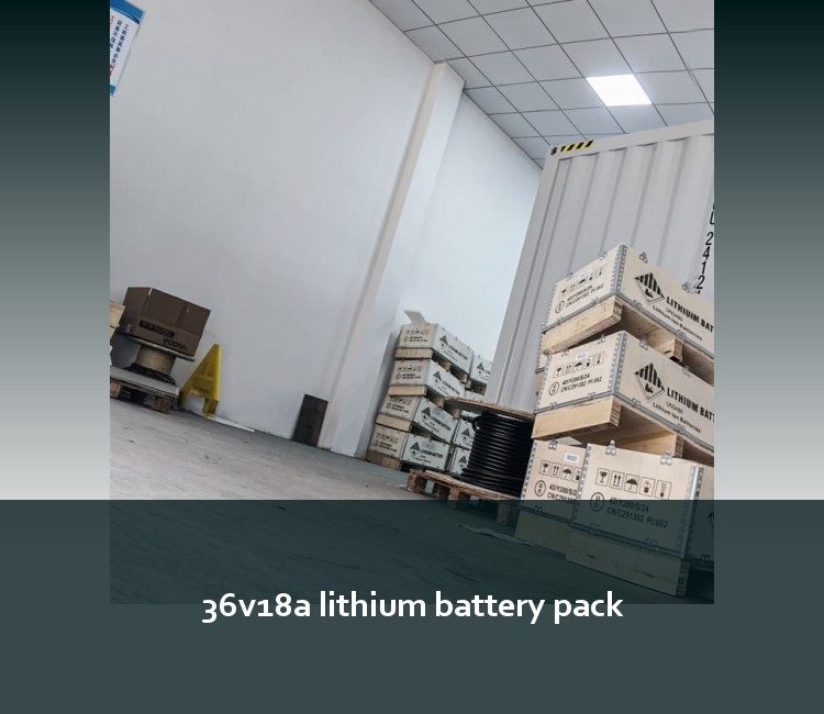 36v18a lithium battery pack