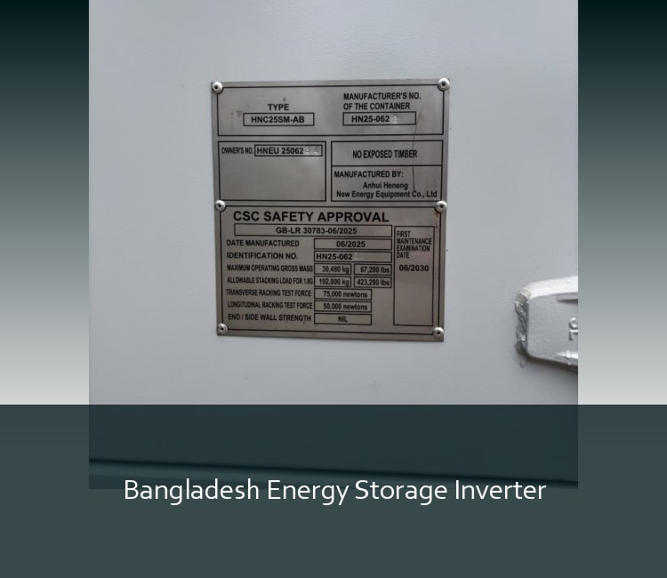 Bangladesh Energy Storage Inverter