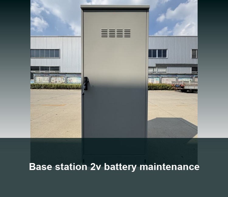 Base station 2v battery maintenance