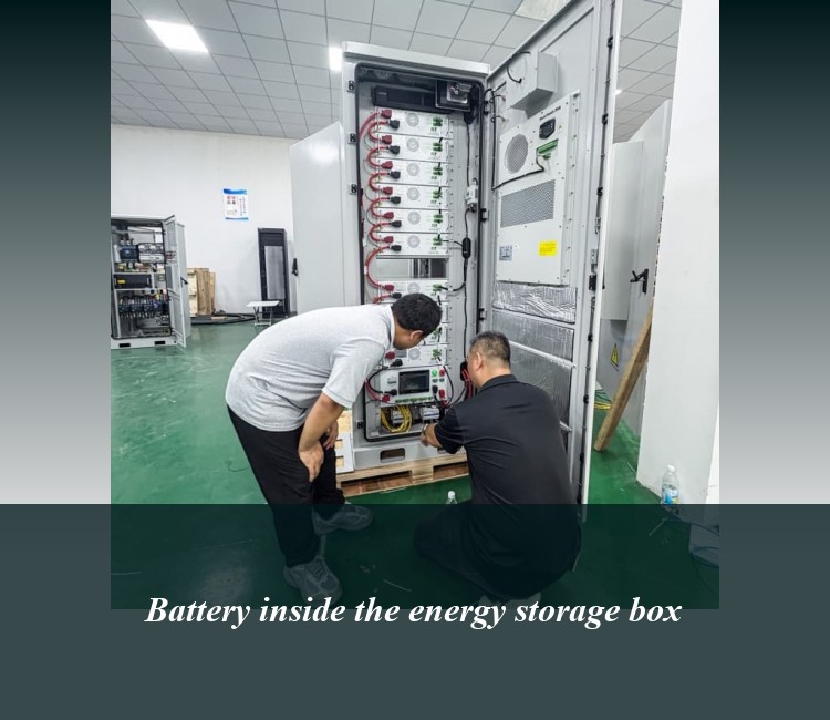 Battery inside the energy storage box