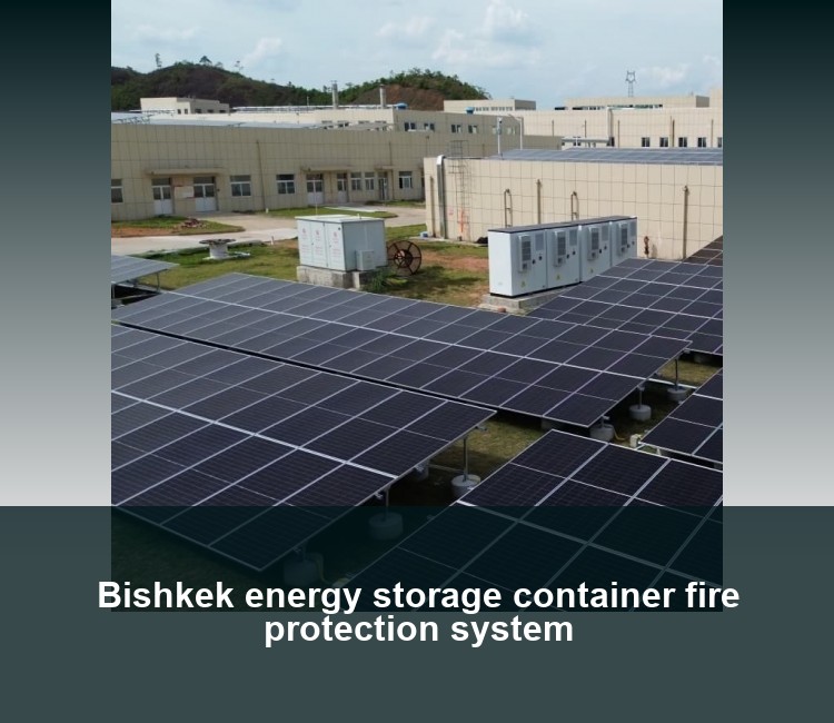 Bishkek energy storage container fire protection system