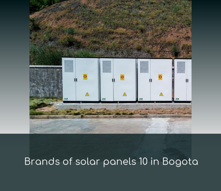 Brands of solar panels 10 in Bogota