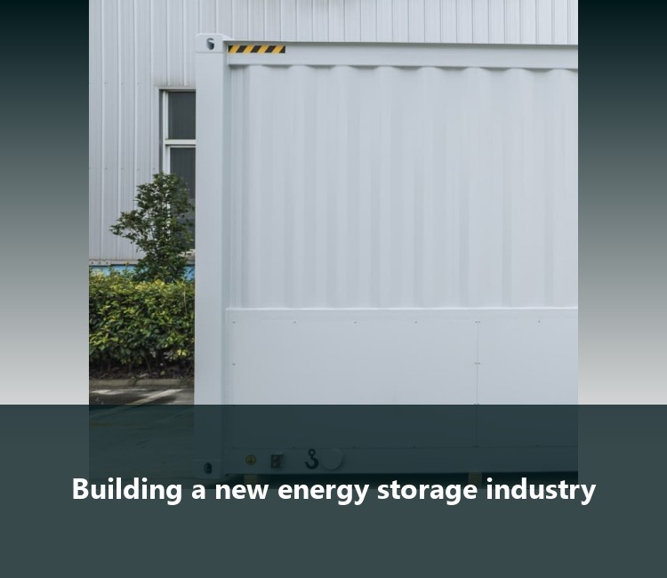 Building a new energy storage industry