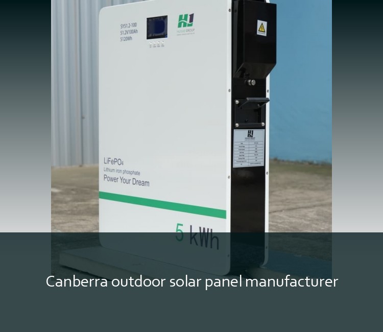 Canberra outdoor solar panel manufacturer