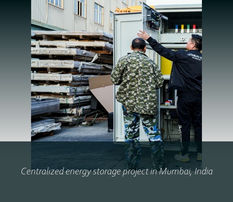 Centralized energy storage project in Mumbai, India