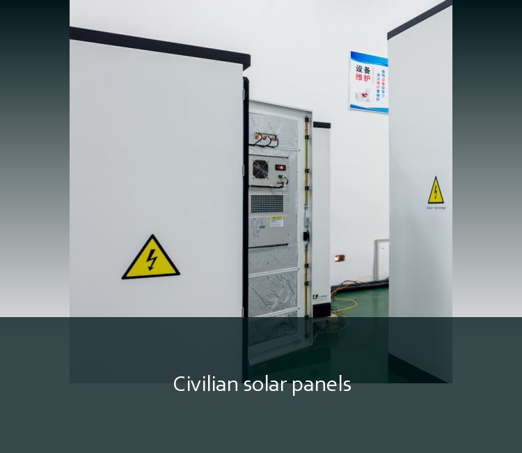 Civilian solar panels