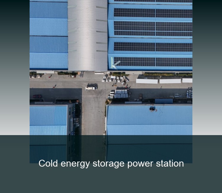 Cold energy storage power station