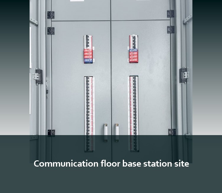 Communication floor base station site