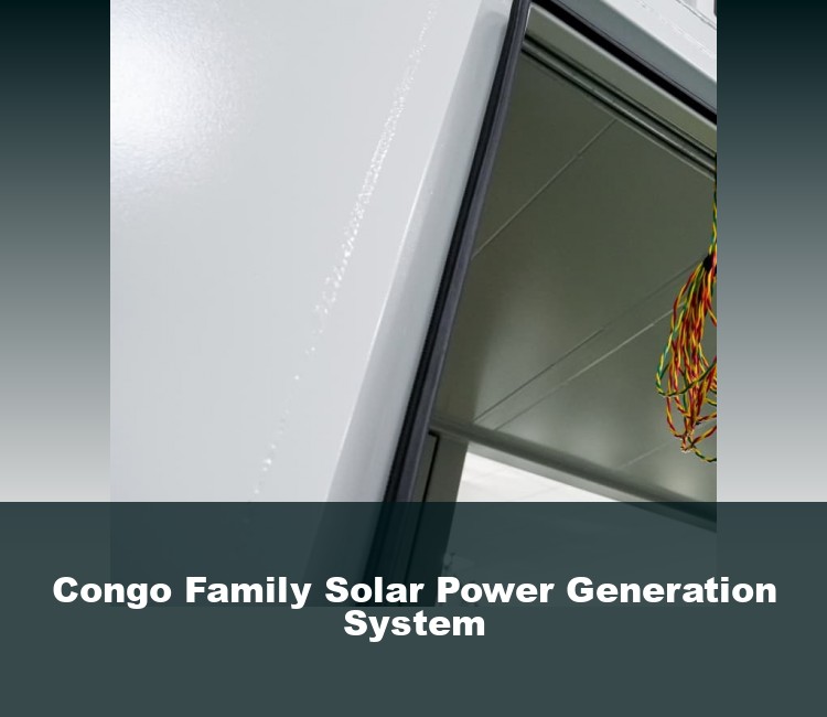 Congo Family Solar Power Generation System