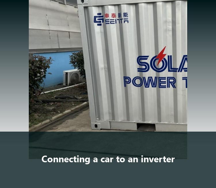 Connecting a car to an inverter