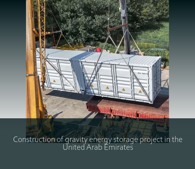 Construction of gravity energy storage project in the United Arab Emirates