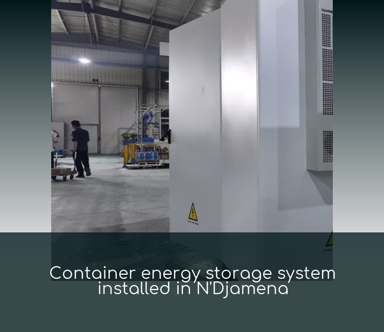 Container energy storage system installed in N'Djamena