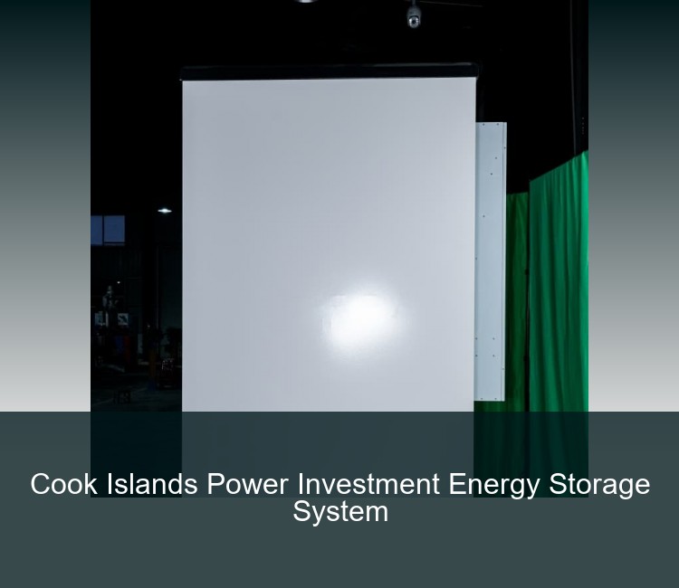 Cook Islands Power Investment Energy Storage System