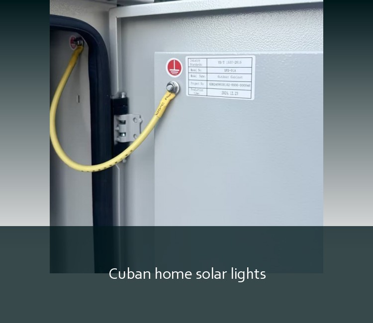 Cuban home solar lights