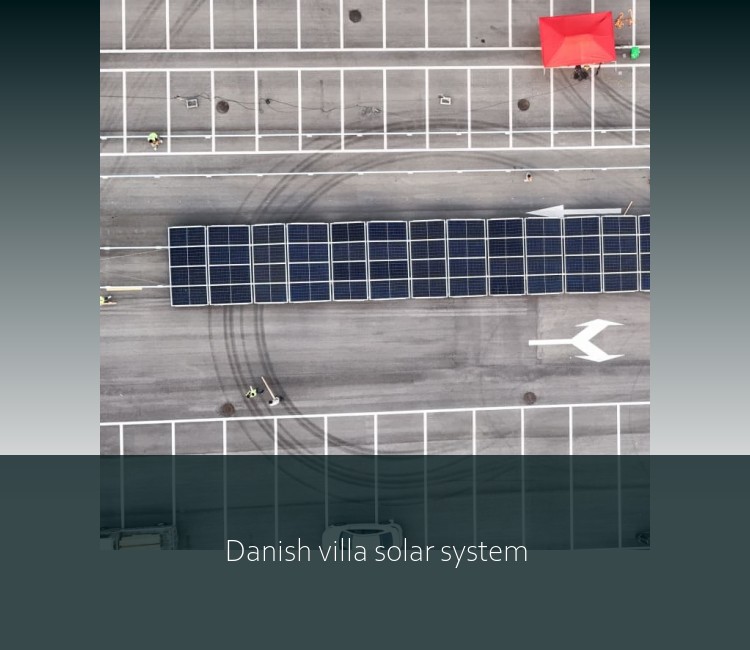Danish villa solar system