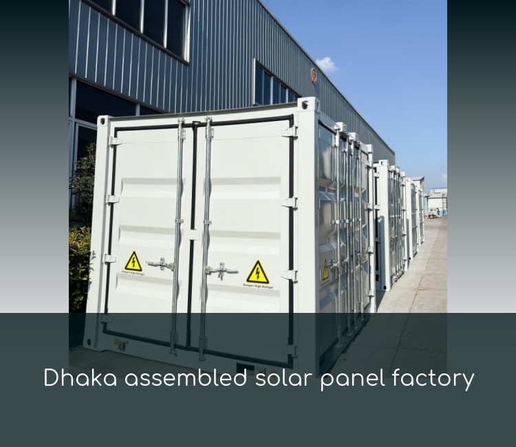 Dhaka assembled solar panel factory