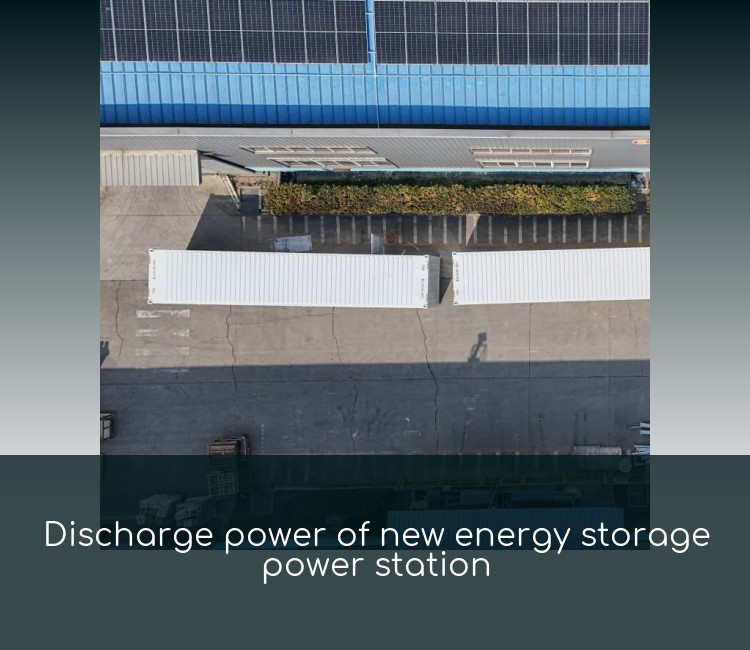 Discharge power of new energy storage power station