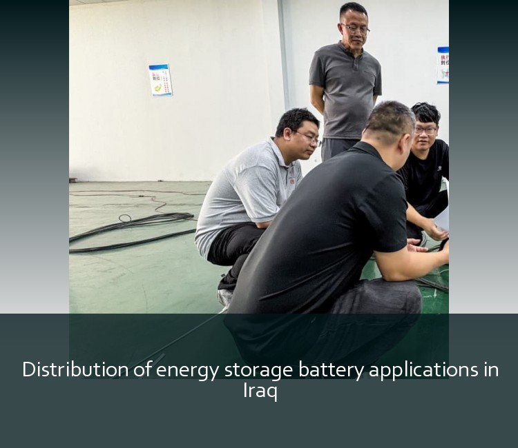 Distribution of energy storage battery applications in Iraq