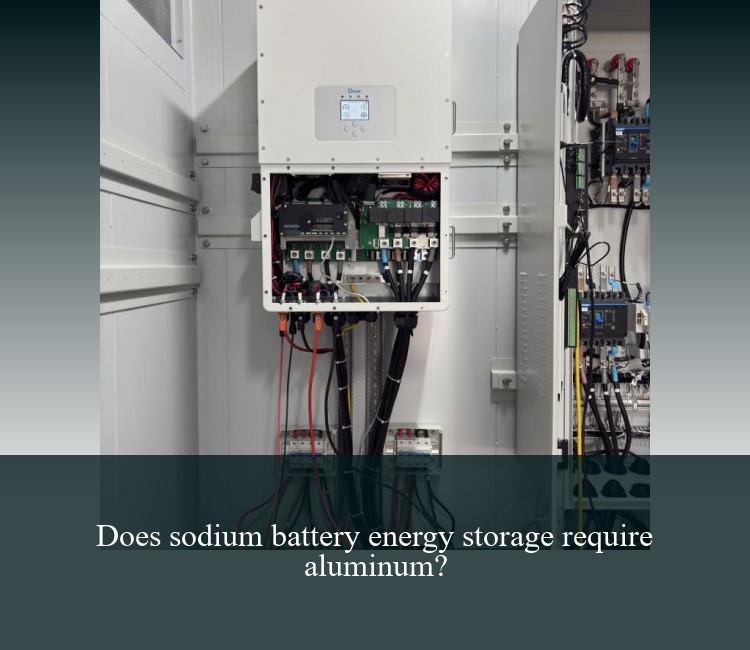 Does sodium battery energy storage require aluminum?