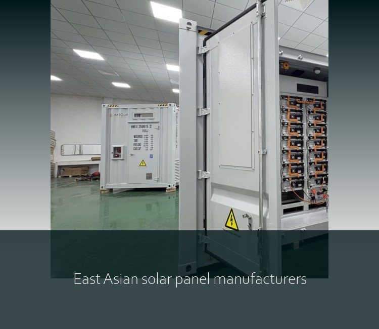 East Asian solar panel manufacturers