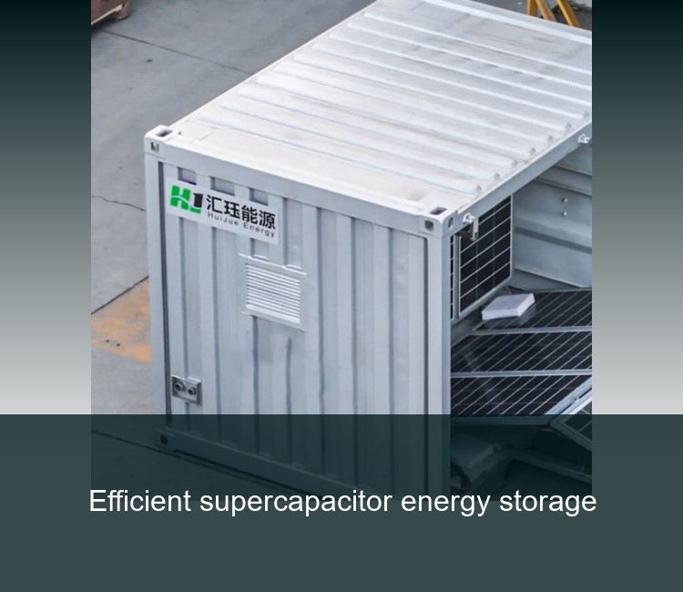 Efficient supercapacitor energy storage