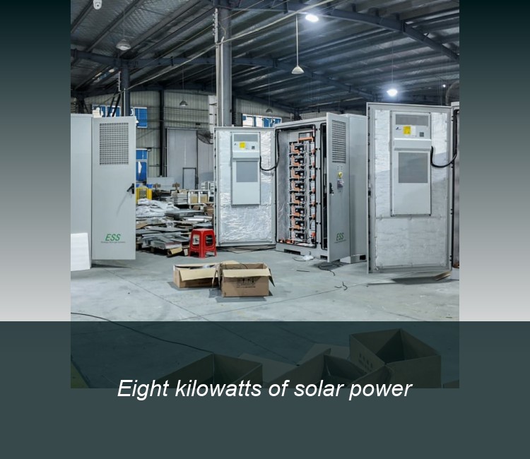 Eight kilowatts of solar power