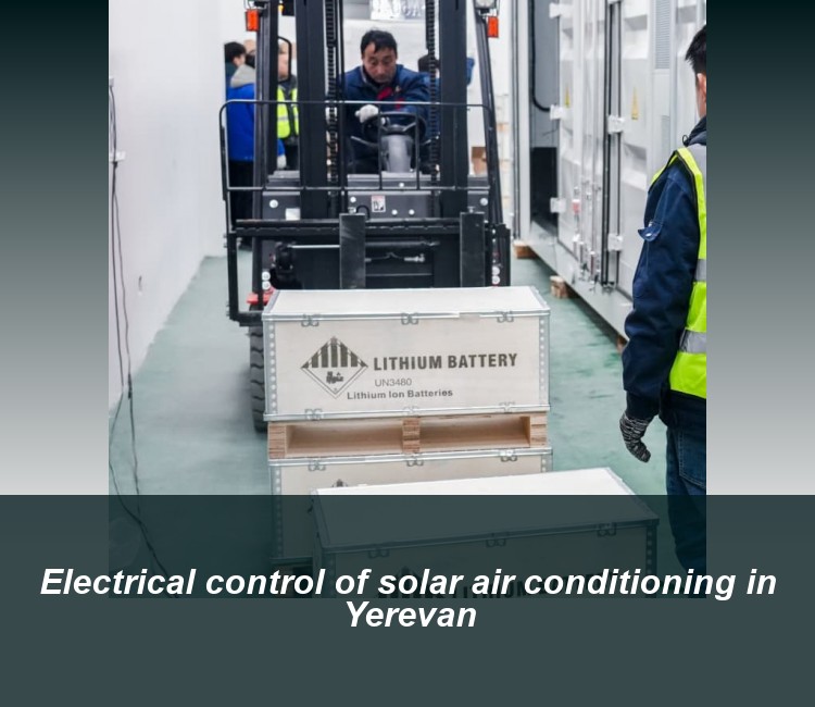 Electrical control of solar air conditioning in Yerevan