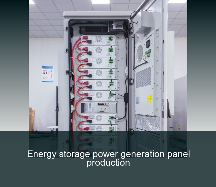 Energy storage power generation panel production