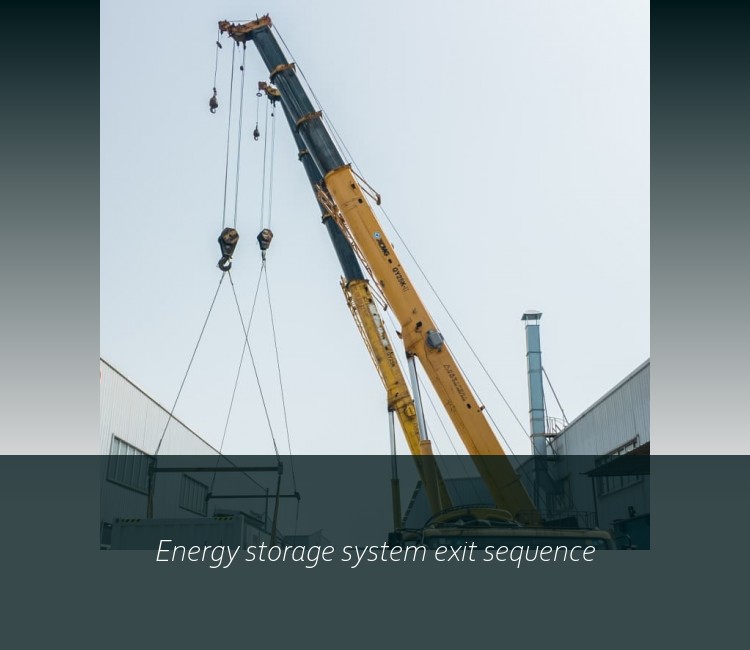 Energy storage system exit sequence