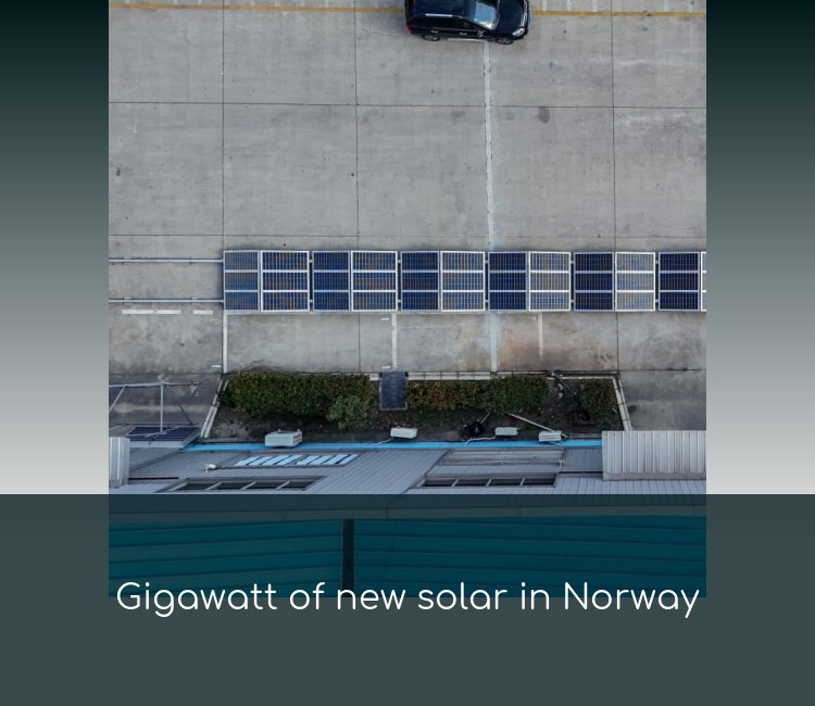Gigawatt of new solar in Norway