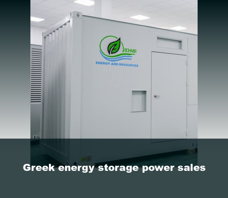 Greek energy storage power sales