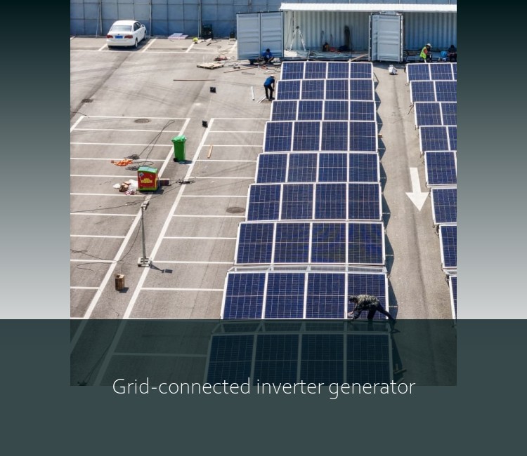 Grid-connected inverter generator